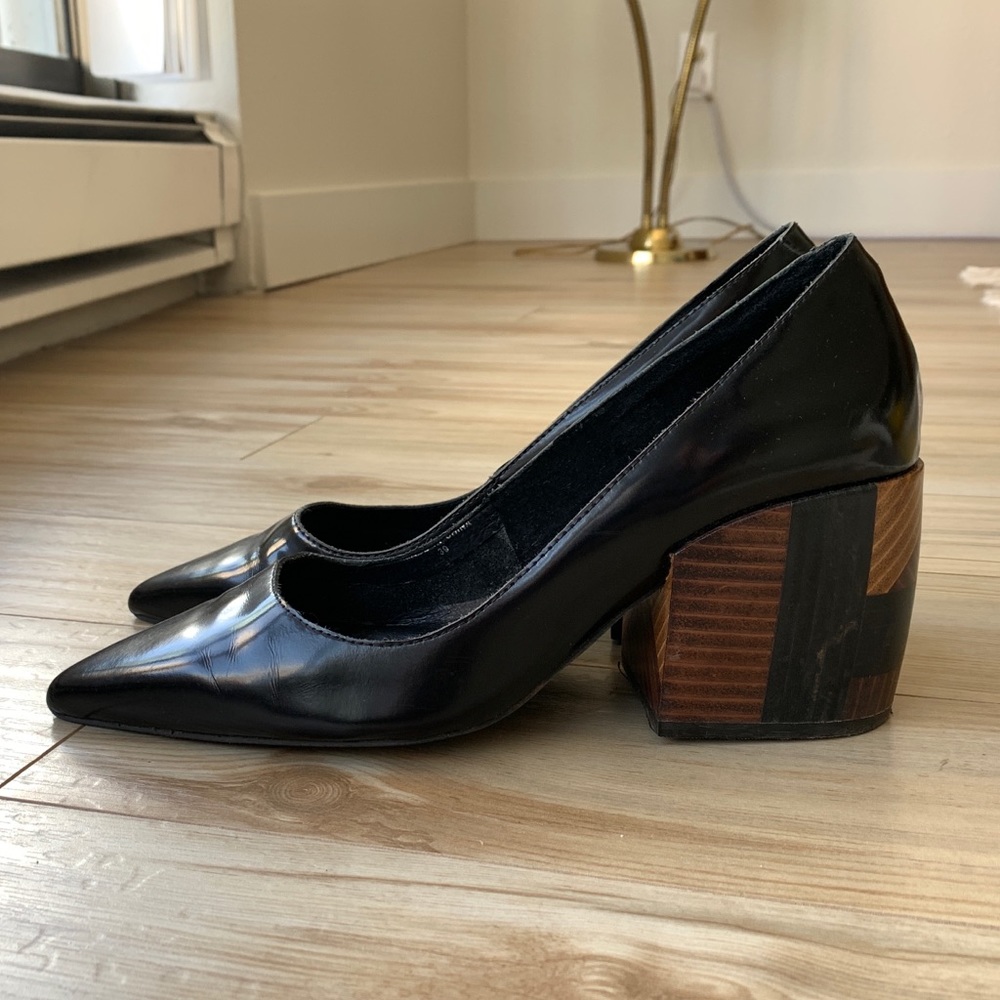 Jeffrey Campbell wood block heels